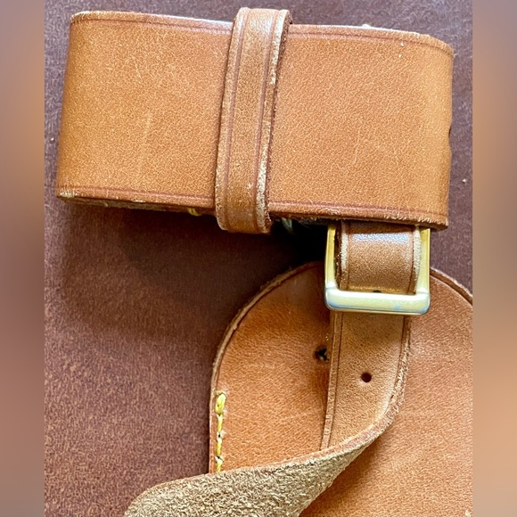 100% Authentic, Louis Vuitton, Vachetta Luggage Tag & Poignant Set,Preloved 😻💖 - Picture 6 of 15